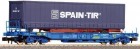 25467 Roco Flat car with trailer &quot;SPAIN-TIR&quot;